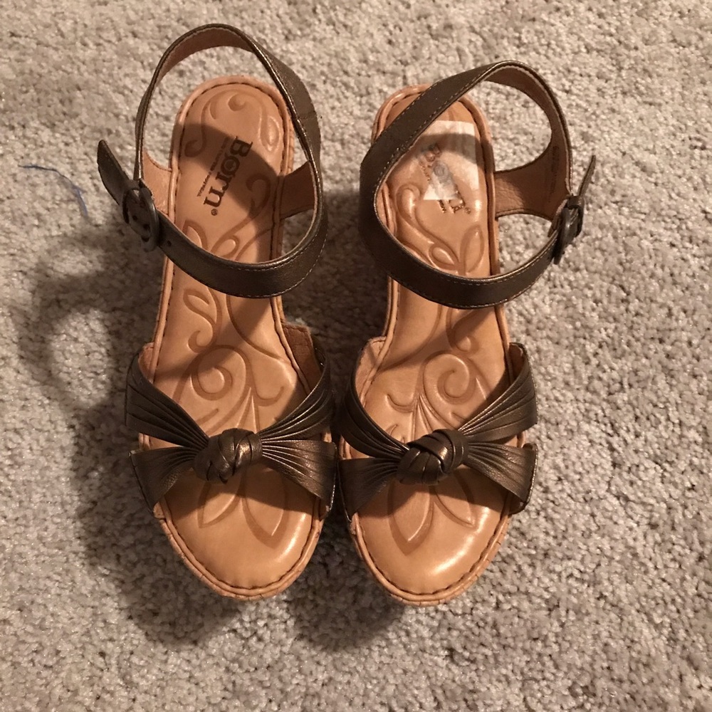 3x pairs of Born Wedge sandals