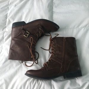 ✨BROWN COMBAT BOOTS✨
