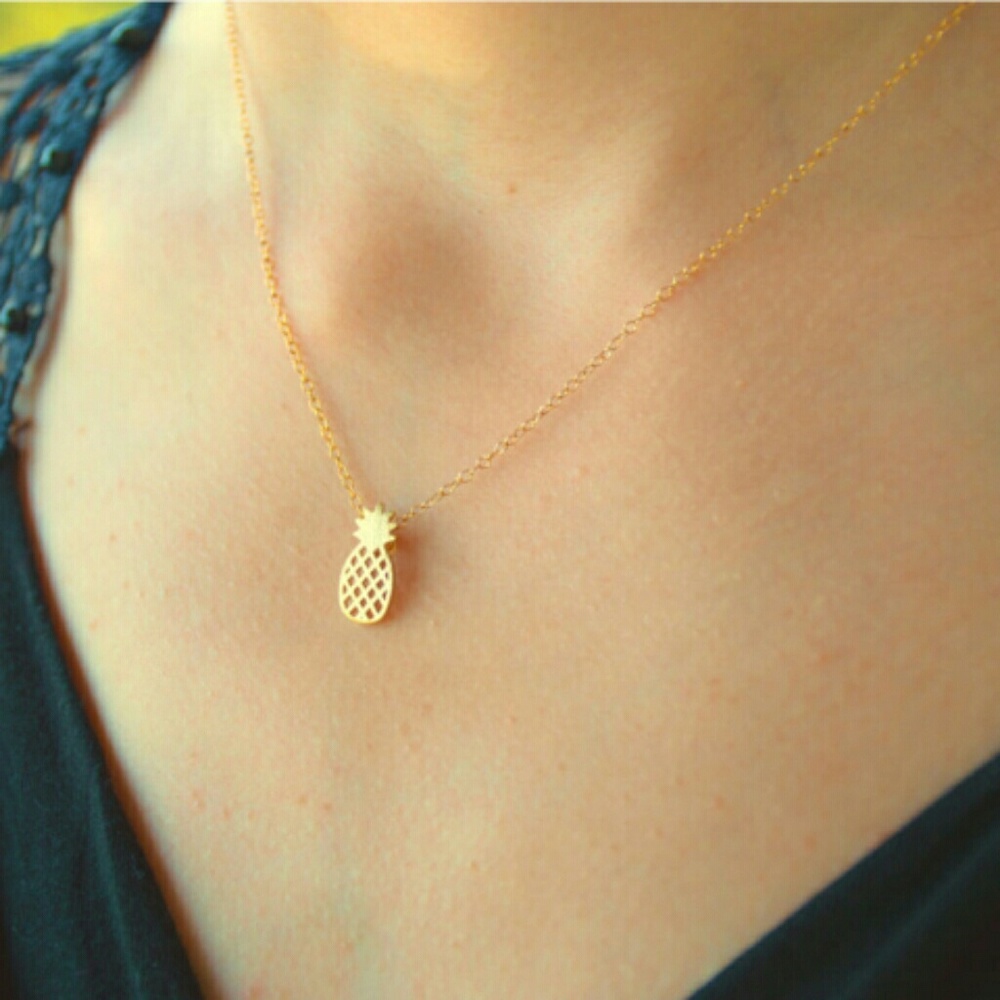 Aloha Hawaii pineapple necklace