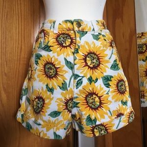 American Apparel Sunflower Shorts
