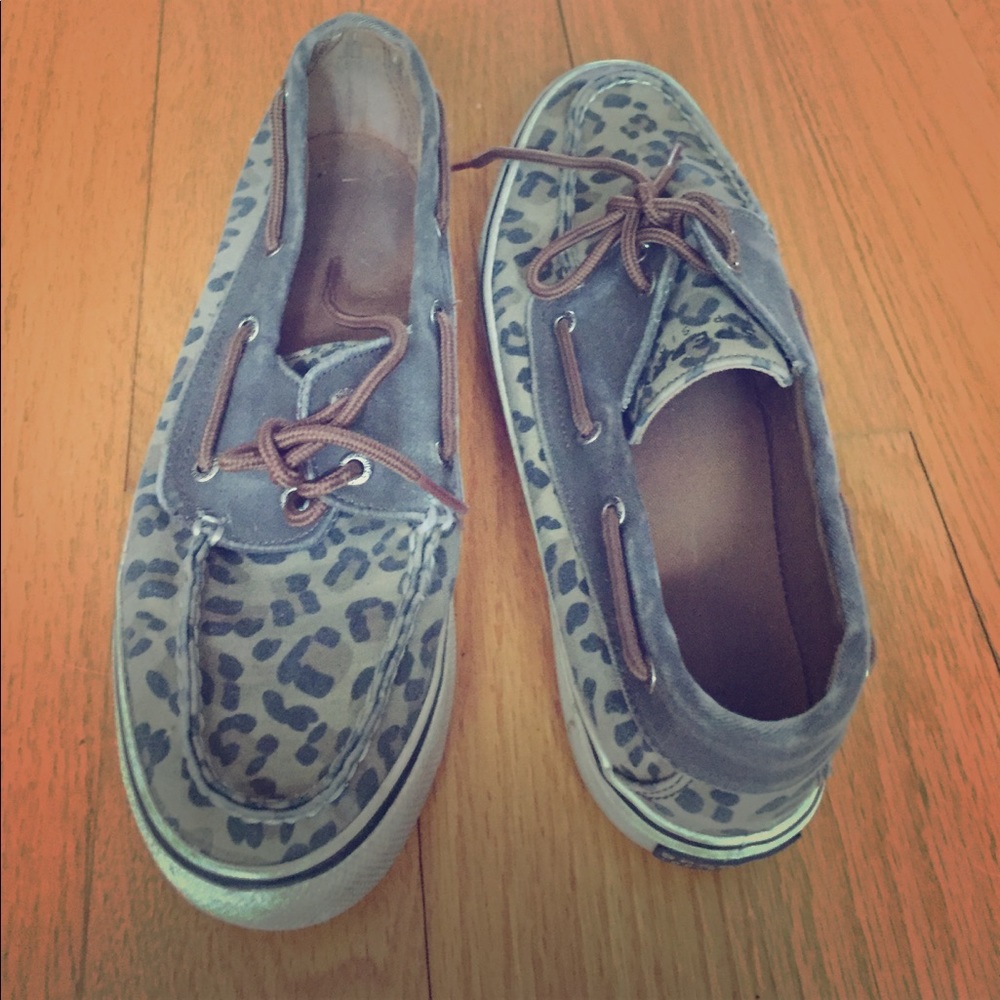 Cheetah Print Sperrys