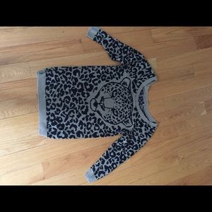 Cheetah design sweater