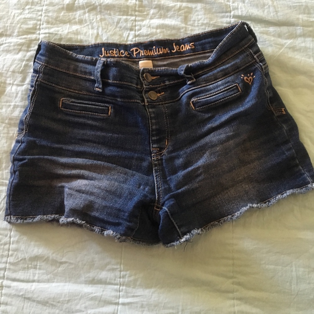 Justice Denim Shorts. Size 16 1/2