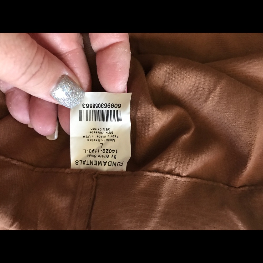 Brown scrub pants