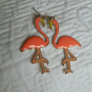 ADORABLE flamingo beach RESORT earrings VACAY