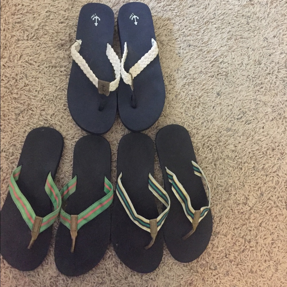 J Crew flip flops