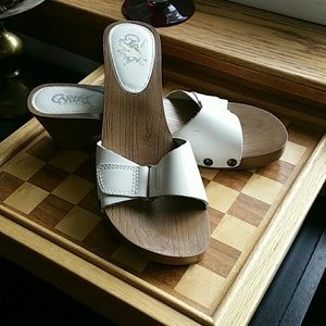 White Leather Sandals