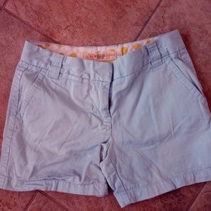 J.Crew 5" Classic Chino Shorts, Light Blue, Size 2