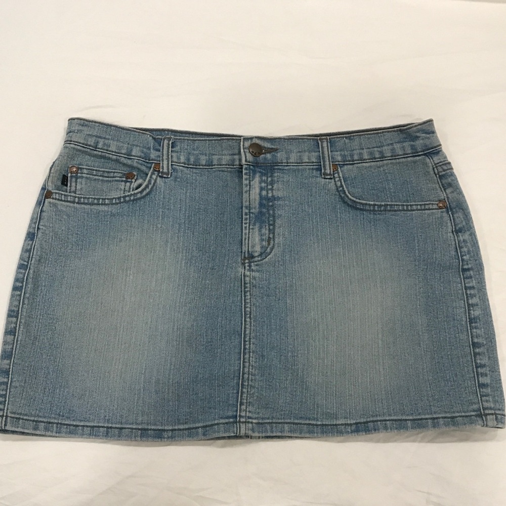 Denim Mini Skirt