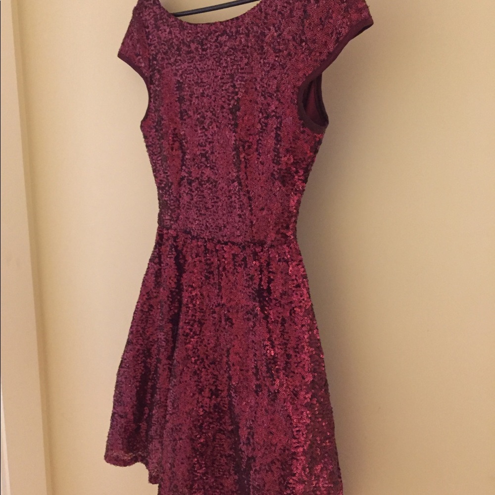 Red Glitter Dress