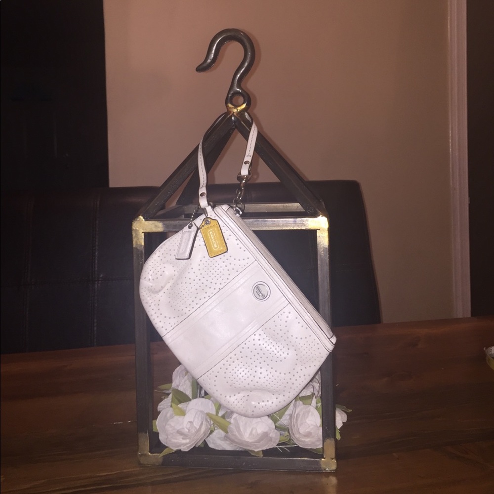 White Coach wristlet