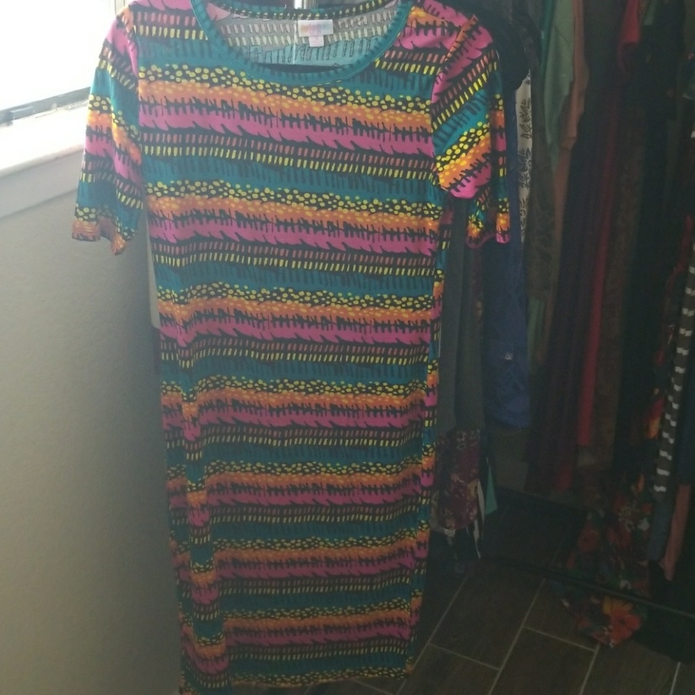 Brightly colored small lularoe Julia!