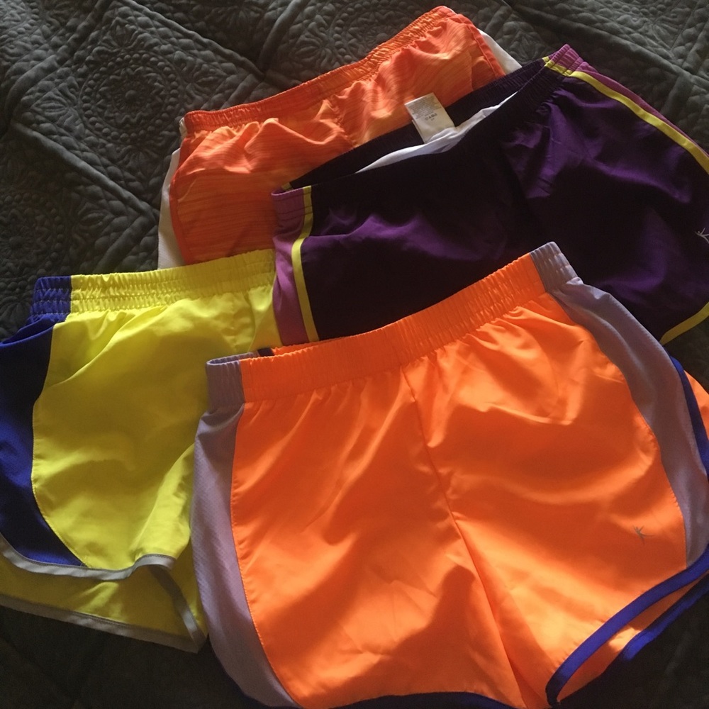 Lot of 4 Danskin Now Shorts.  All 14/16 XL