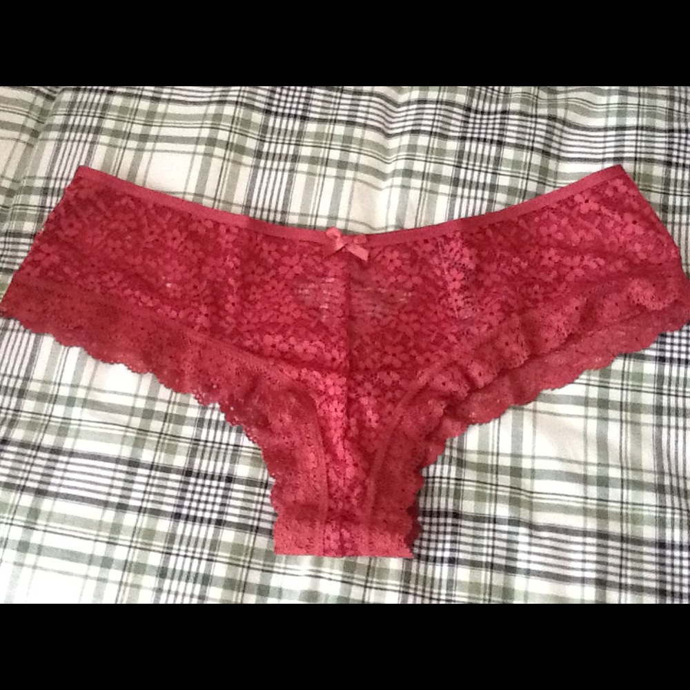 Victoria's Secret floral lace cheeky panty