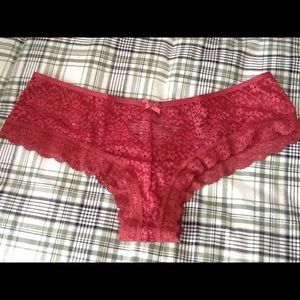Victoria's Secret floral lace cheeky panty