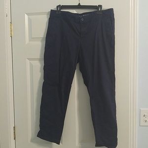 Gap Navy Crop Pants