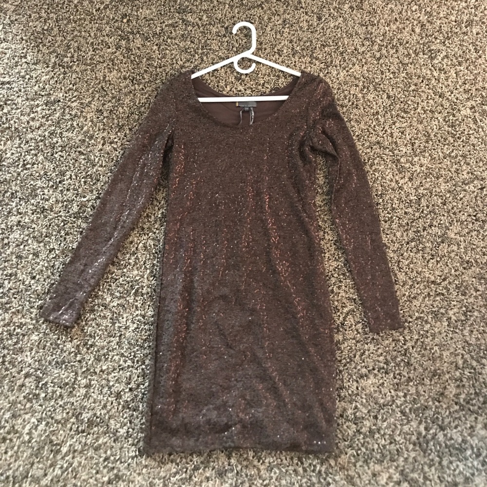 Fitted and sequins dress