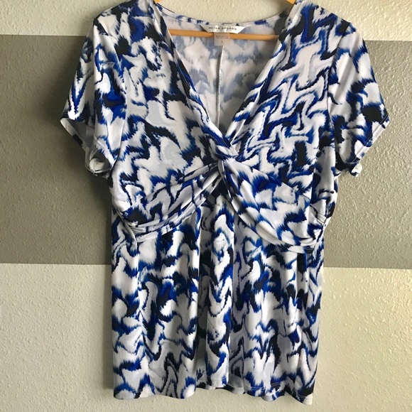 Peter Nygard Cap Sleeve Tee - Picture 4 of 7