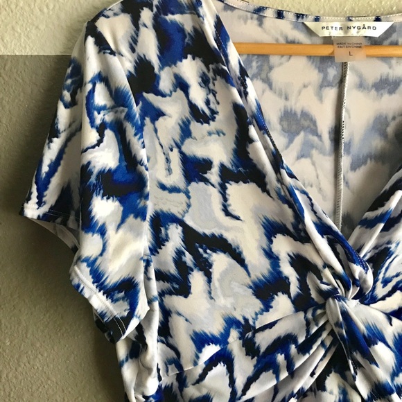 Peter Nygard Cap Sleeve Tee - Picture 3 of 7