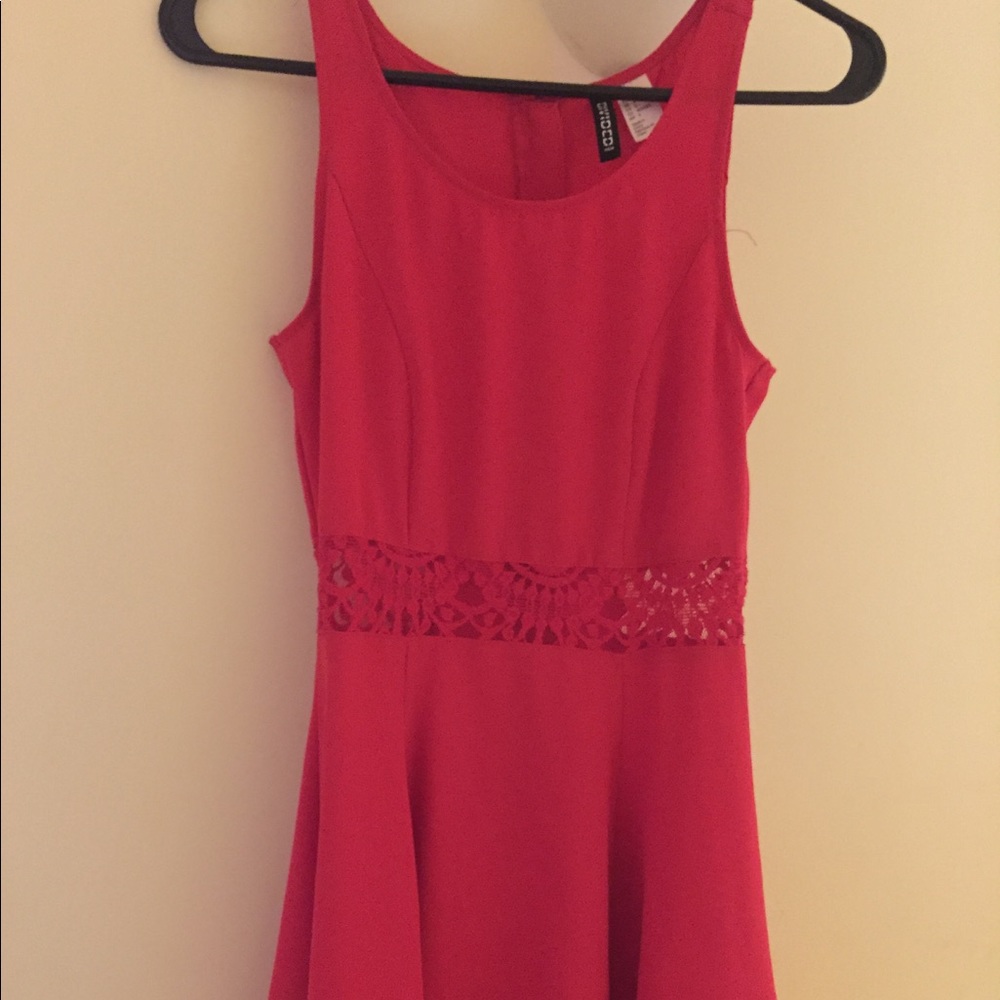 Red H&M dress