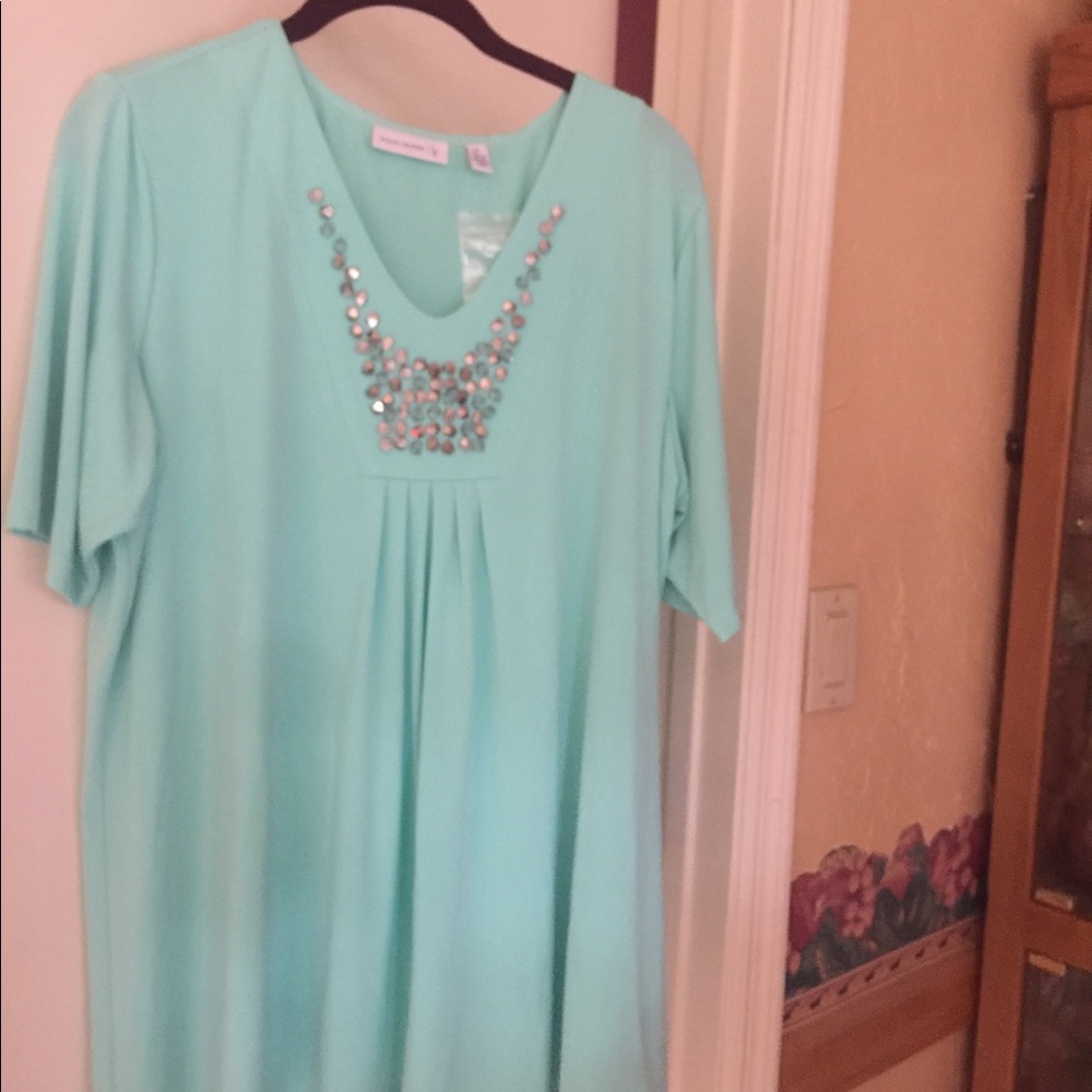 Elbow sleeve blouse