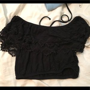 Forever 21 off the shoulder crop top