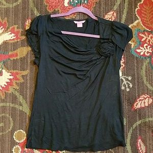 Adorable black summer blouse