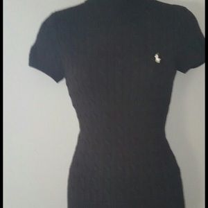 Ralph Lauren cable knit short sleeved turtleneck.