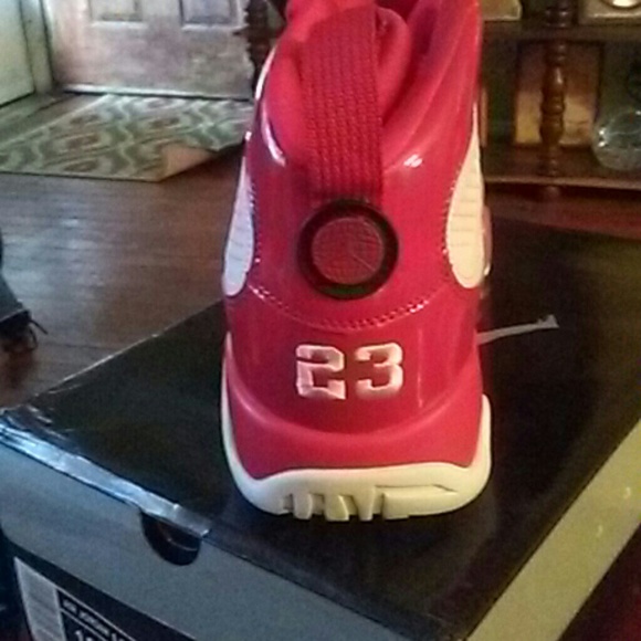 Air jordan retro 9 red & white deadstock - Picture 3 of 4