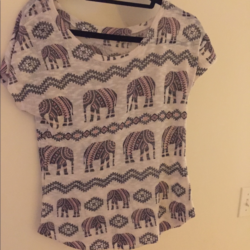 Elephant tee