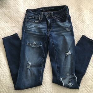 American Eagle distressed jeans