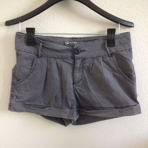 @Papaya Grey/Gray Shorts
