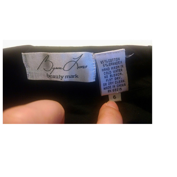 Byron Lars Black Cotton Long Sleeve Button Up Top - Picture 7 of 8