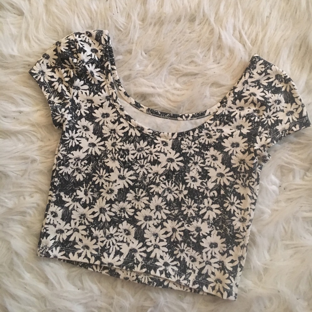 Flower crop top