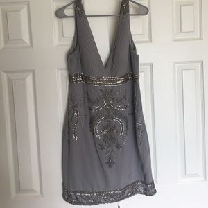 Sue Wong Nocturne Beaded Cocktail Dress - 12