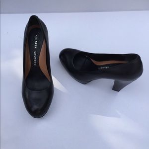 Black matte heels