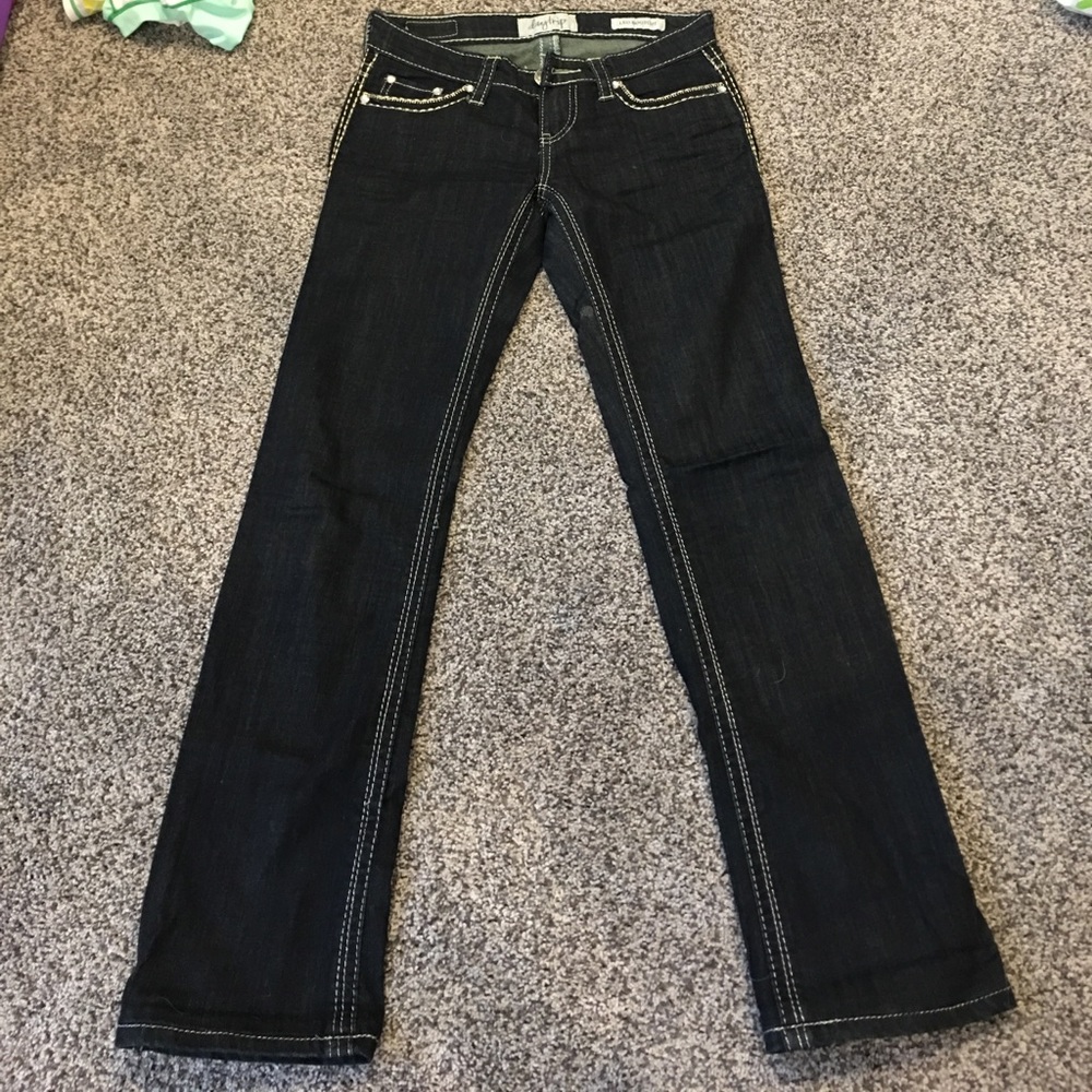 Daytrip leo bootcut sparkle jeans