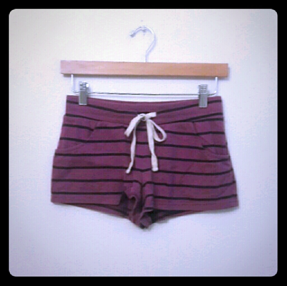 Purple soft shorts