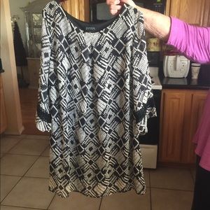 Knee length business causal dress