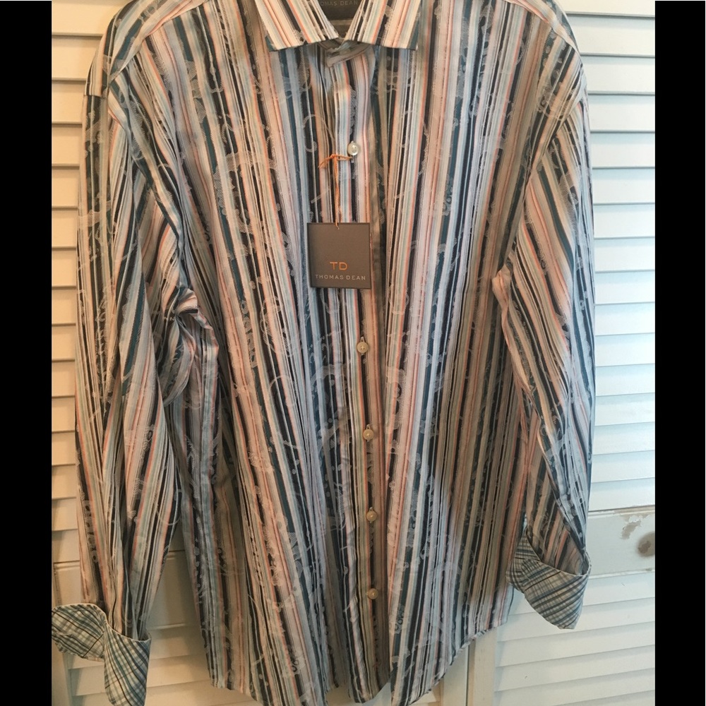 NWT boys Thomas Dean dress shirt