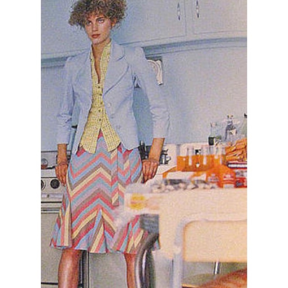 Anthropologie striped skirt by Elevenses