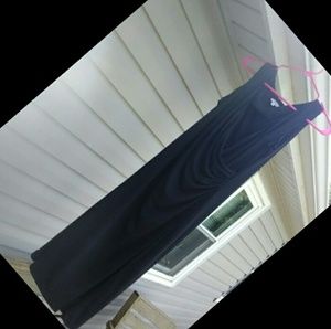 BOGO Black wrap cocktail dress w beading