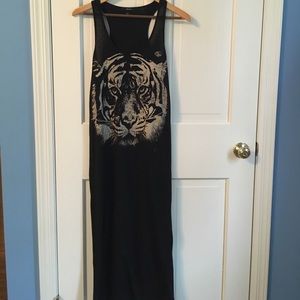Forever 21 Tiger face maxi dress