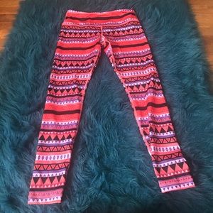 Tribal Printed Legging. Scorpio Sol XS. Never Worn