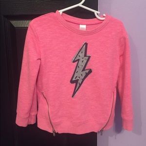 Hot Pink Toddler Sweatshirt - Size 4T