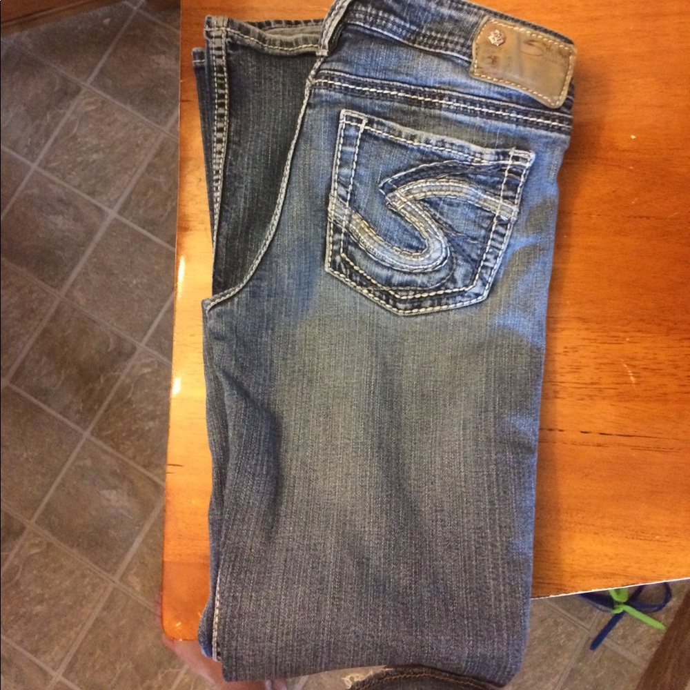 Aiko Bootcut Silver Jeans