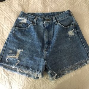 Vintage lee high rise short