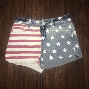 American flag shorts