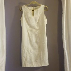 Calvin Klein beautiful white dress. Size 10.