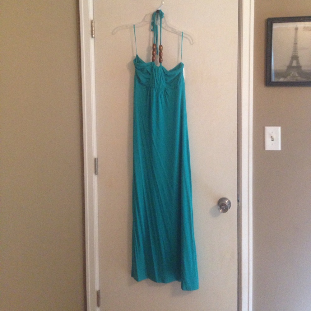 NWOT Design History green halter dress size small